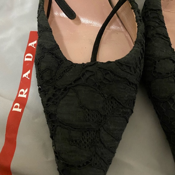 Prada lace black heels!! - Picture 3 of 5